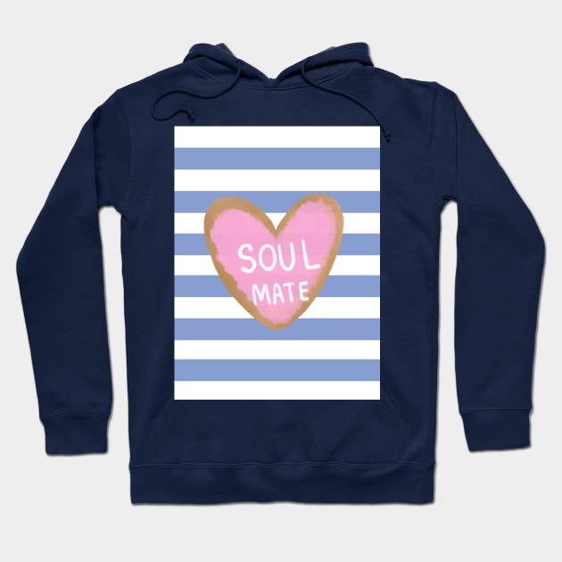 Soul mate cookie Hoodie by PrintDesignStudios